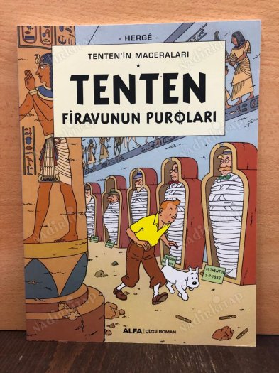 Tenten Firavunun Puroları - Tenten'in Maceraları kapağı