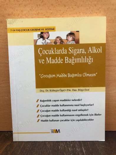 Çocuklarda Sigara Alkol ve Madde Bağımlılığı kapağı