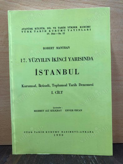 17. YÜZYILIN İKİNCİ YARISINDA İSTANBUL (toplam 2cilt) kapağı