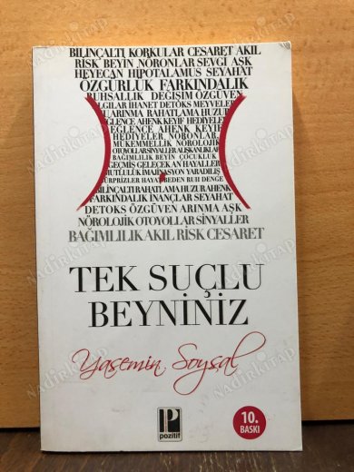 TEK SUÇLU BEYNİNİZ kapağı
