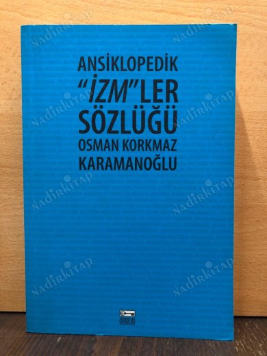 Ansiklopedik ''İZM''ler Sözlüğü kapağı