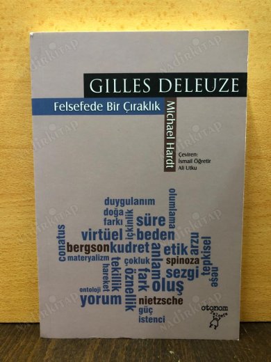Gilles Deleuze Felsefede Bir Çıraklık kapağı