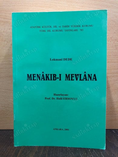 Menakıb-ı Mevlana kapağı