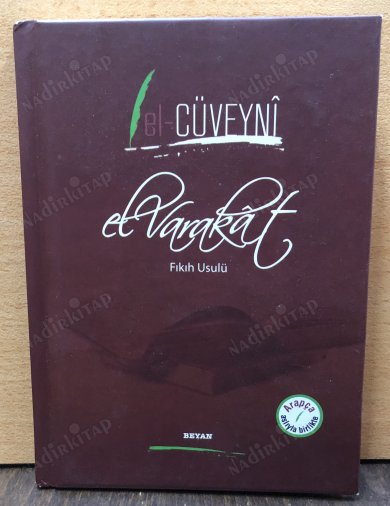 El Varakat Fıkıh Usulü kapağı