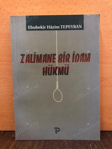 Zalimane Bir İdam Hükmü kapağı