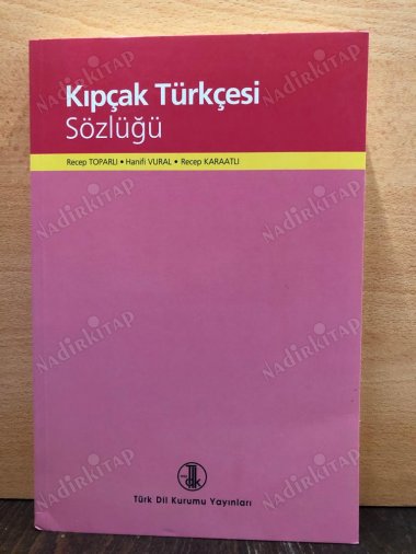 Kıpçak Türkçesi Sözlüğü kapağı