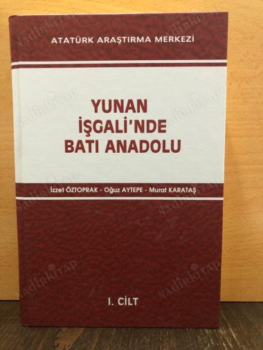 YUNAN İŞGALİ'NDE BATI ANADOLU / 2 CİLT TAKIM (CİLTLİ) kapağı