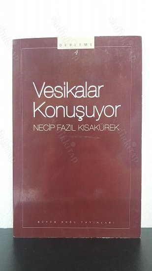 Vesikalar konuşuyor kapağı