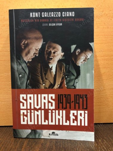 Savaş Günlükleri 1939- 1943 kapağı