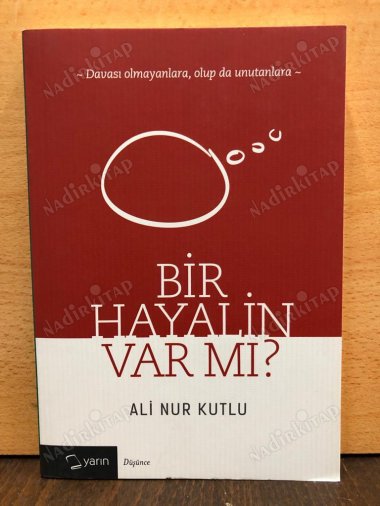 Bir Hayalin Var mı? kapağı