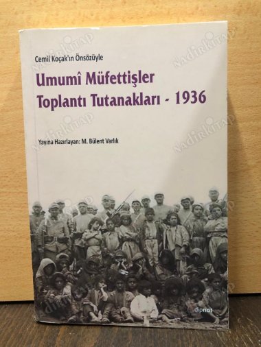 Umumi Müfettişler Toplantı Tutanakları 1936 kapağı