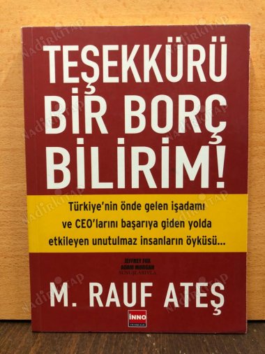 Teşekkürü Bir Borç Bilirim kapağı