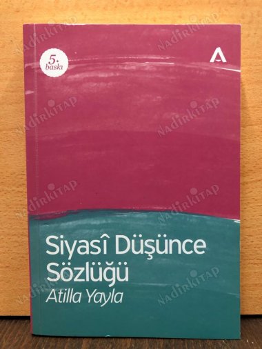 Siyasi Düşünce Sözlüğü kapağı