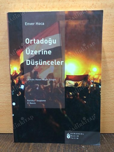 Ortadoğu Üzerine Düşünceler kapağı