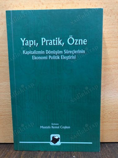 Yapı, Pratik, Özne / Kapitalizmin Dönüşüm Süreçlerinin Ekonomi Politik Eleştirisi kapağı