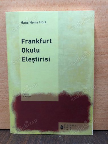 FRANKFURT OKULU ELEŞTİRİSİ kapağı