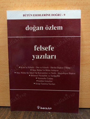 FELSEFE YAZILARI kapağı