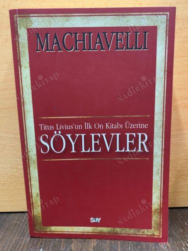 Söylevler / Titus Livius'un On Kitabı Üzerine kapağı