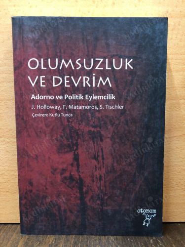 Olumsuzluk ve Devrim kapağı