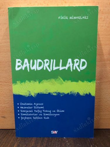 BAUDRILLARD / FİKİR MİMARLARI SERİSİ kapağı