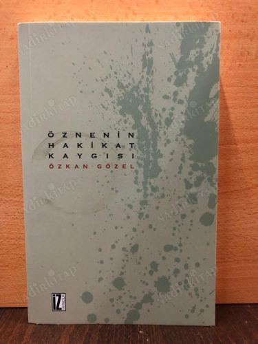 ÖZNENİN HAKİKAT KAYGISI kapağı