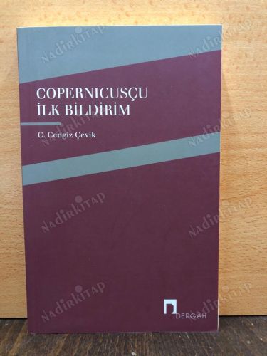 Copernıcuscu İlk Bildirim kapağı