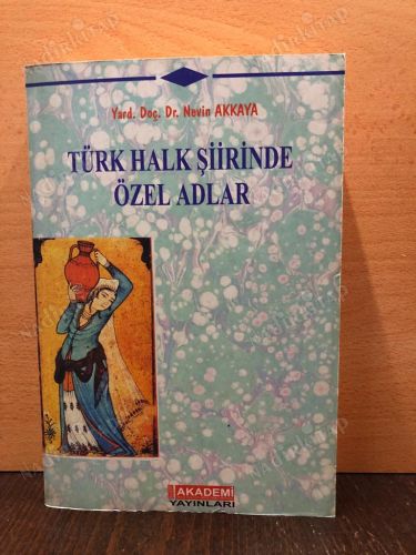 Türk Halk Şiirinde Özel Adlar kapağı