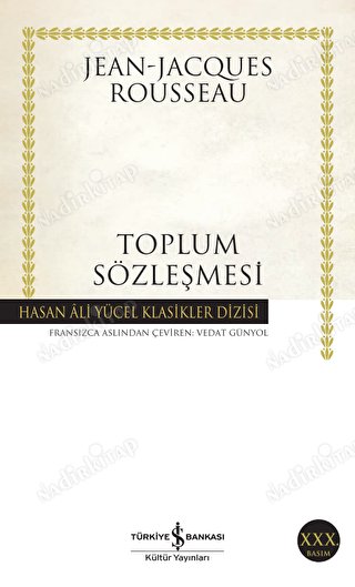 Toplum Sözleşmesi - Jean Jacques Rousseau kapağı