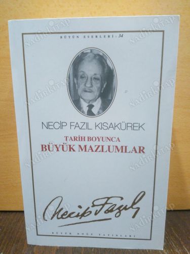 TARİH BOYUNCA BÜYÜK MAZLUMLAR kapağı