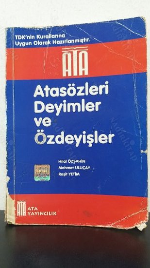 ATASÖZLERİ DEYİMLER VE ÖZDEYİŞLER kapağı
