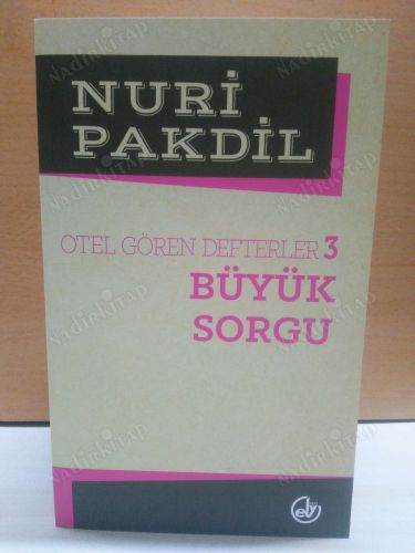 BÜYÜK SORGU / OTEL GÖREN DEFTERLER 3 kapağı