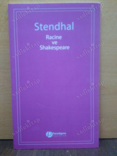 Racine ve Shakespeare kapağı