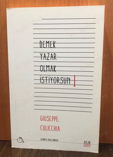 Demek Yazar Olmak İstiyorsun kapağı
