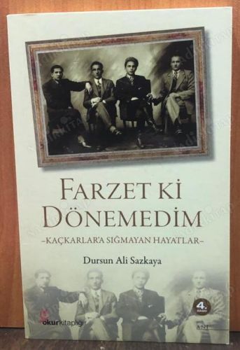 Farzet ki Dönemedim kapağı