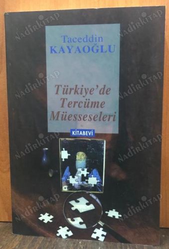 Türkiyede Tercüme Müesseseleri kapağı