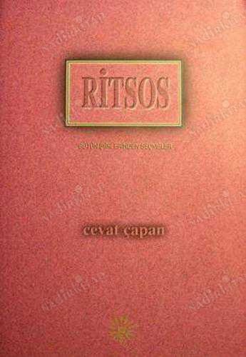 RİTSOS Bütün Şiirlerinden Seçmeler kapağı