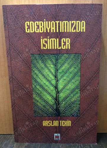 EDEBİYATIMIZDA İSİMLER kapağı