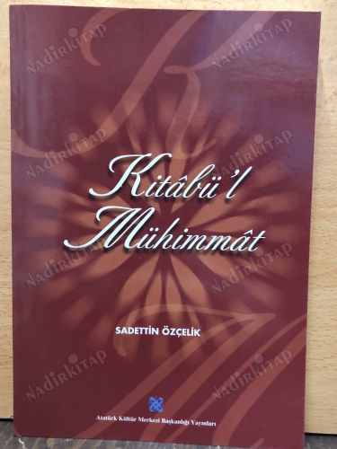 KİTABÜ'L MÜHİMMAT kapağı