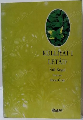 Külliyat-ı Letaif kapağı