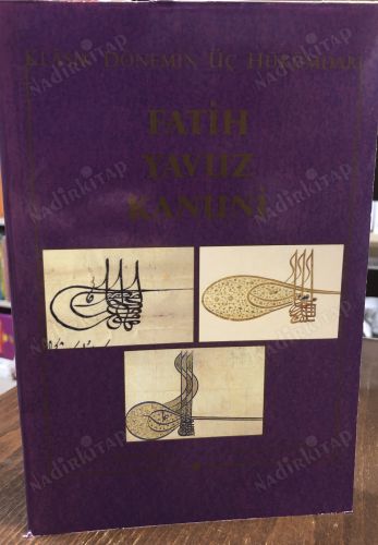 FATİH YAVUZ KANUNİ (Klâsik Dönemin Üç Hükümdarı) kapağı
