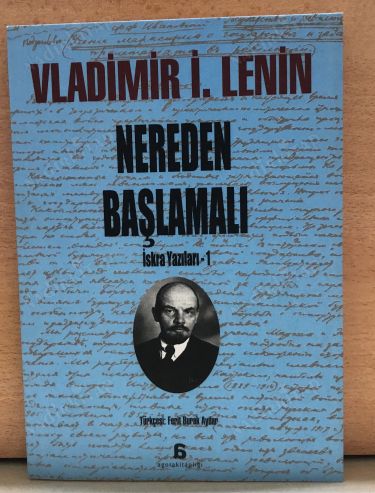 Nereden Başlamalı (İskra Yazıları 1) kapağı