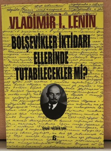Bolşevikler İktidarı Ellerinde Tutabilecekler mi? kapağı