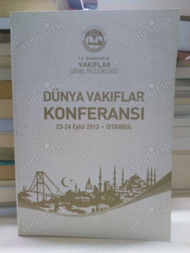 DÜNYA VAKIFLAR KONFERANSI 23-24 EYLÜL 2013 kapağı