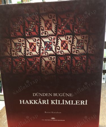 Dünden Bugüne HAKKARİ KİLİMLERİ (ciltli) kapağı