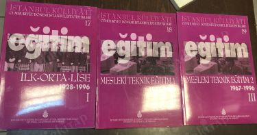 İSTANBUL KÜLLİYATI CUMHURİYET DÖNEMİ İSTANBUL İSTATİSTİKLERİ 17-18-19 EĞİTİM 1-2-3 kapağı